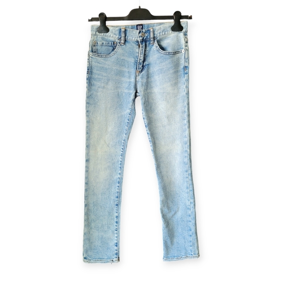 GAP Skinny Stretch Jeans for boys light wash blue size 12 - Picture 2 of 14